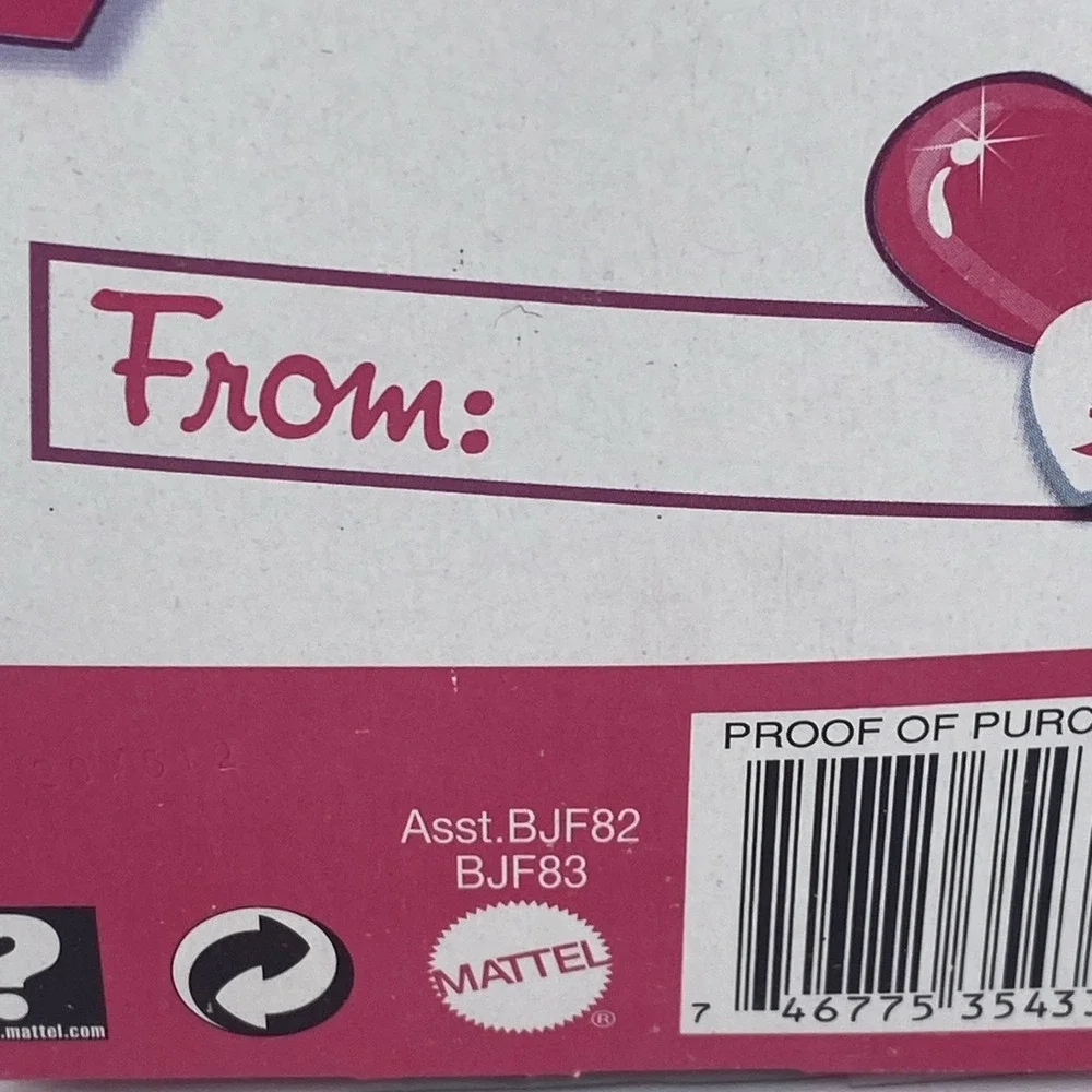 2015 Barbie‎ Set of 3 Valentine Angels BJF83 BJF84 BJF85 NIB
